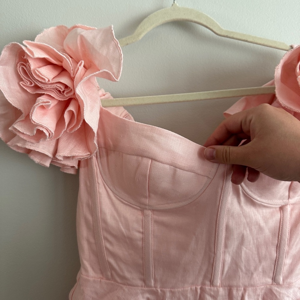 Bardot Sigma Mini Dress In Soft Pink - Picture 12 of 15